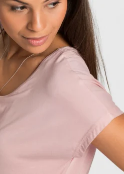 Mujer bonprix bonprix Camiseta larga de suave mezcla de viscosa