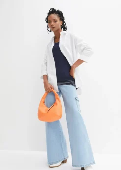 Mujer bonprix bonprix Camiseta larga de suave mezcla de viscosa