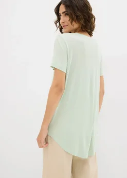 Mujer bonprix bonprix Camiseta larga de viscosa suave