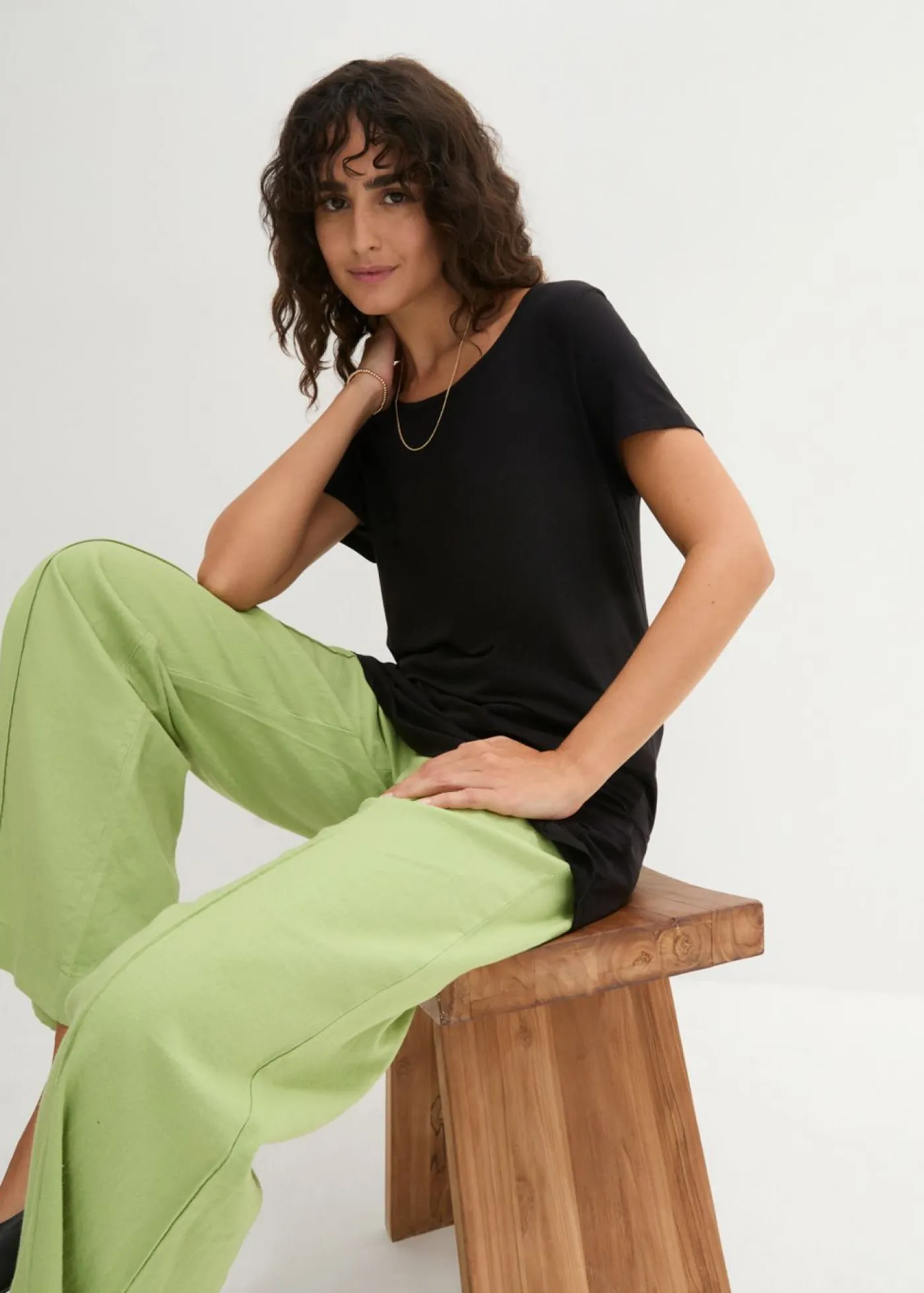 Mujer bonprix bonprix Camiseta larga de viscosa suave