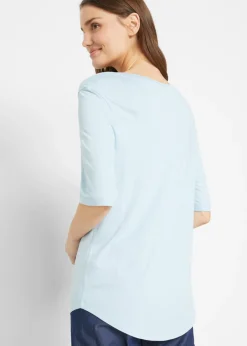 Mujer bonprix bonprix Camiseta larga de viscosa suave (2 unidades)