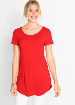 bonprix bonprix Básicos|Camisetas>Camiseta larga de viscosa suave fresa