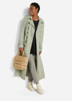 Mujer bonprix bonprix Camiseta larga de viscosa con volante