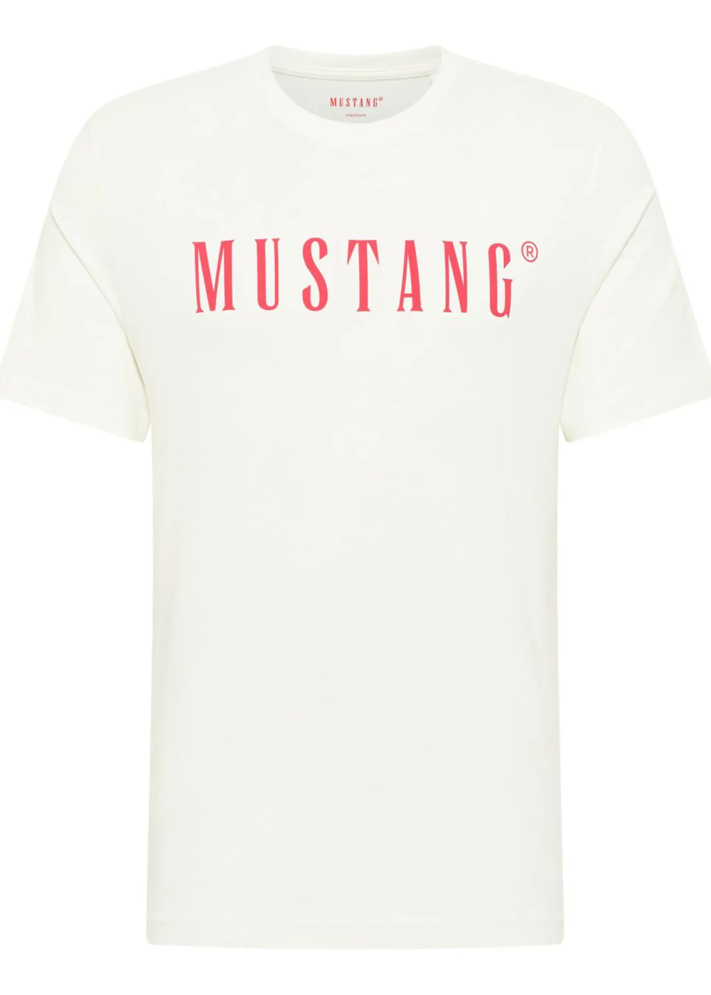 bonprix Mustang Jeans Camisetas Y Polos>Camiseta Mustang Austin de algodón puro Blanco