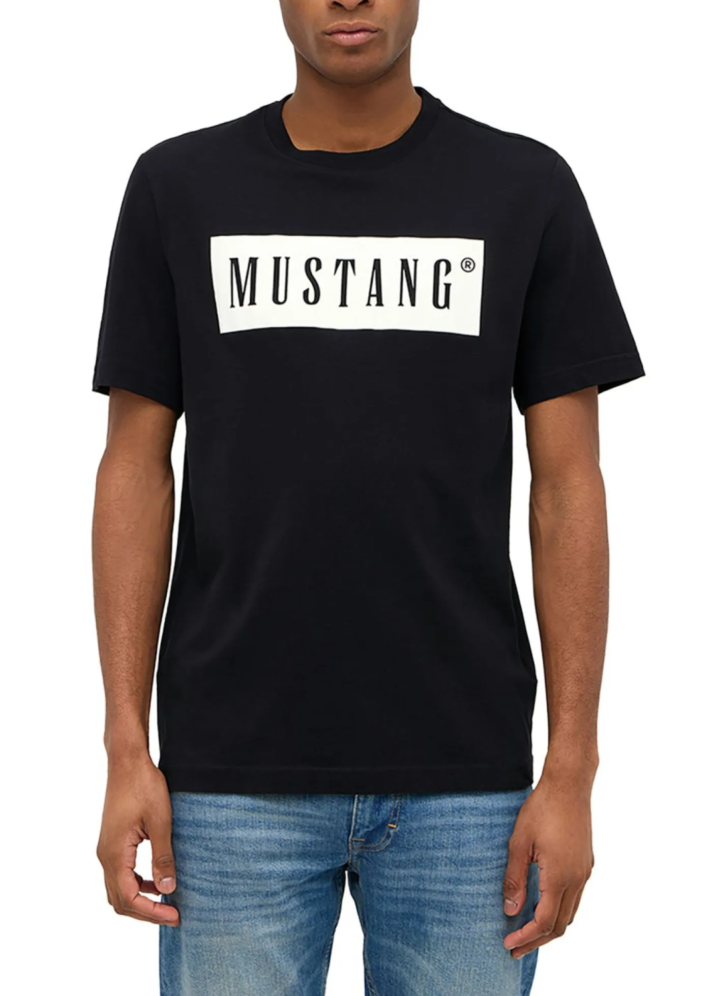 Hombre bonprix Mustang Jeans Camiseta Mustang Austin de algodón puro