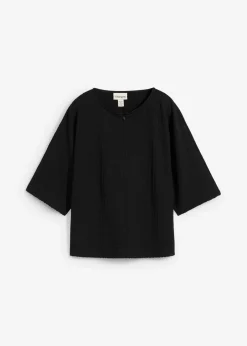 bonprix bonprix Camisetas>Camiseta oversize Negro