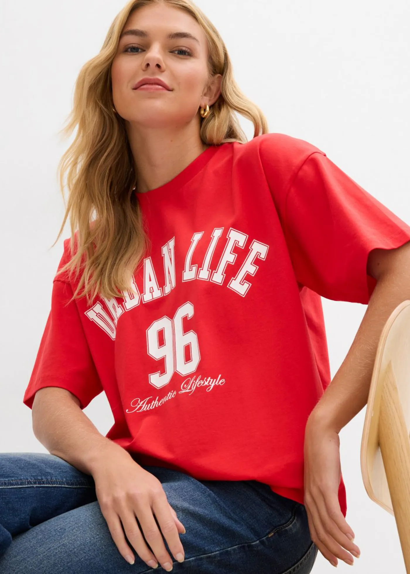 bonprix bonprix Camisetas>Camiseta oversize fresa