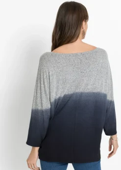 Mujer bonprix bonprix Camiseta oversize con transición de colores