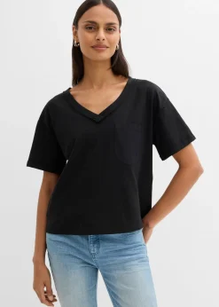 Mujer bonprix bonprix Camiseta oversize de algodón puro