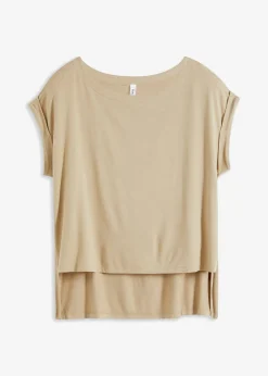 Mujer bonprix bonprix Camiseta oversize de viscosa fluida