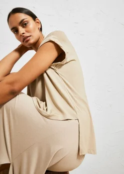 Mujer bonprix bonprix Camiseta oversize de viscosa fluida