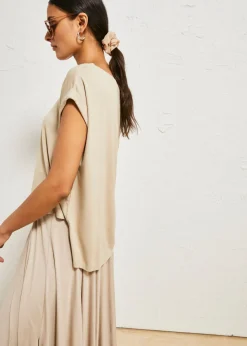 Mujer bonprix bonprix Camiseta oversize de viscosa fluida