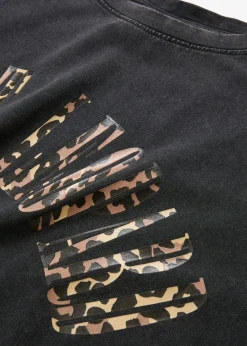 Mujer bonprix bonprix Camiseta oversize en suave mezcla de algodón