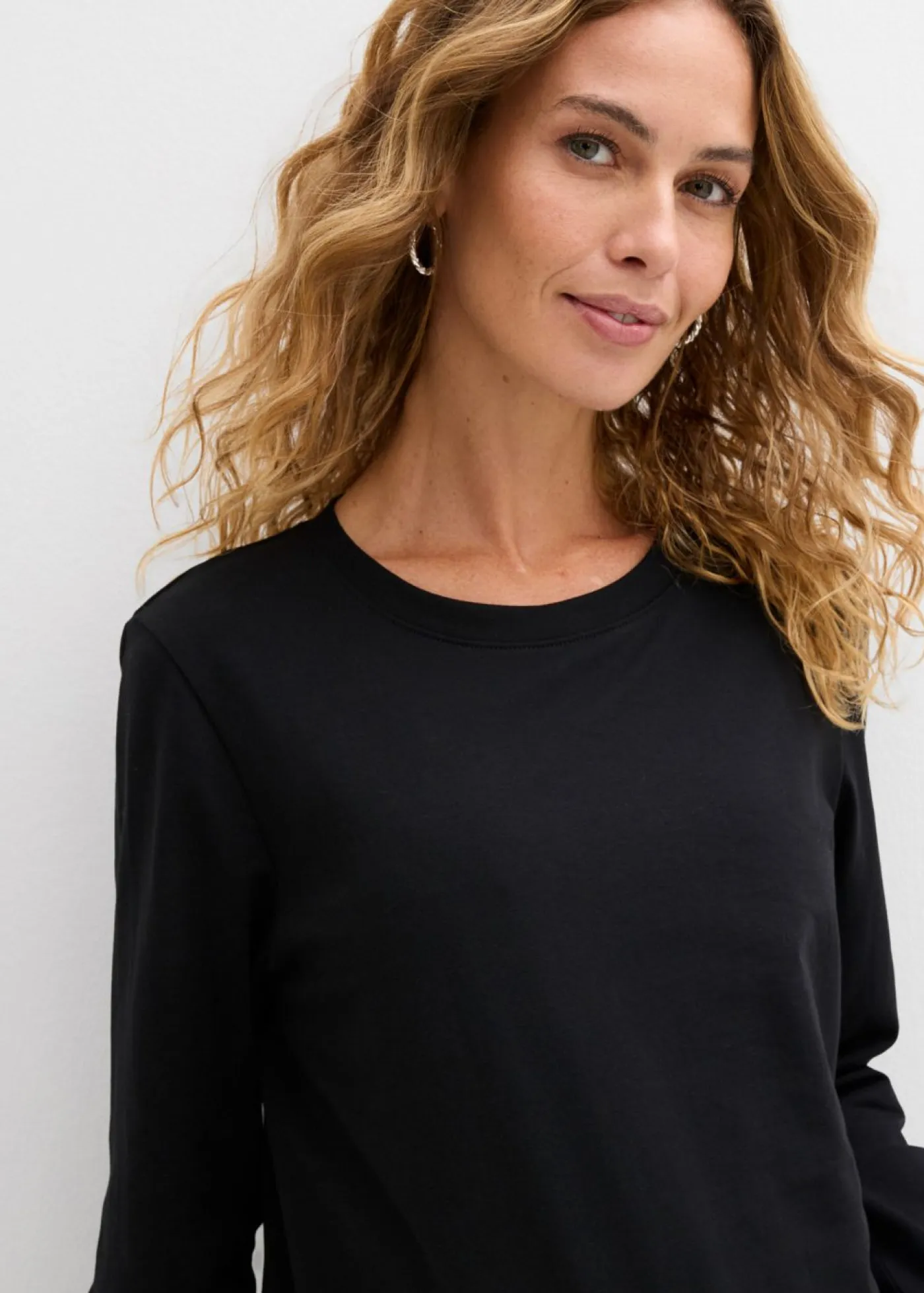 bonprix bonprix Premamá>Camiseta premamá y de lactancia 2 en 1 de algodón orgánico Negro