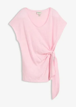 Mujer bonprix bonprix Camiseta sin mangas de lino puro