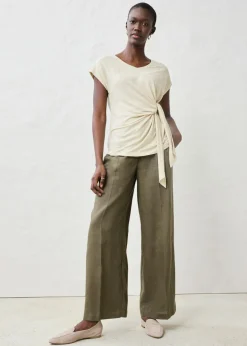 Mujer bonprix bonprix Camiseta sin mangas de lino puro