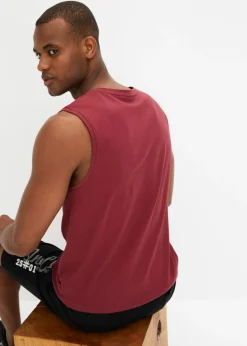 Hombre bonprix bonprix Camiseta sin mangas (2 unidades) de algodón puro