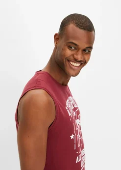 Hombre bonprix bonprix Camiseta sin mangas (2 unidades) de algodón puro