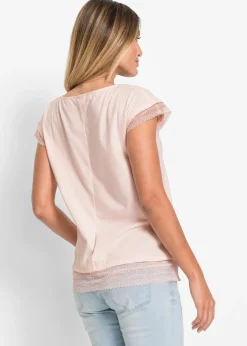 Mujer bonprix bonprix Camiseta tipo boxy de algodón