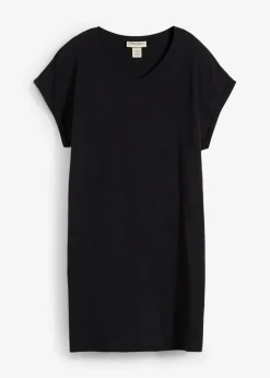 bonprix bonprix Básicos|Camisetas>Camiseta tipo boxy de algodón orgánico puro Negro