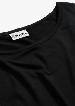 Mujer bonprix bonprix Camiseta tipo boxy de mezcla de viscosa suave