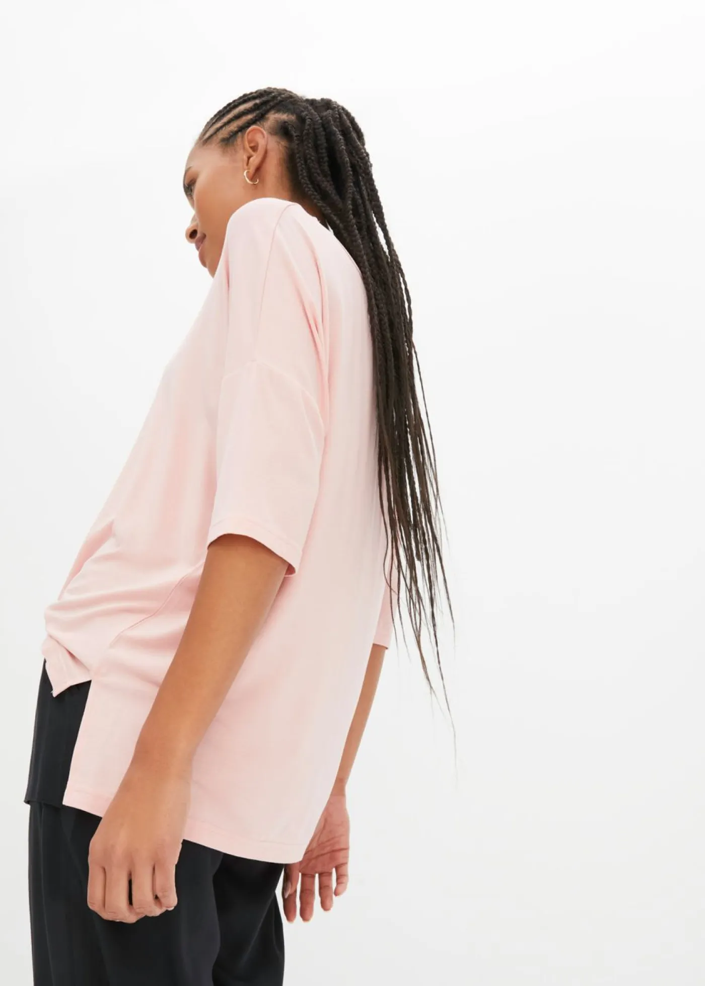 Mujer bonprix bonprix Camiseta tipo boxy de mezcla de viscosa suave