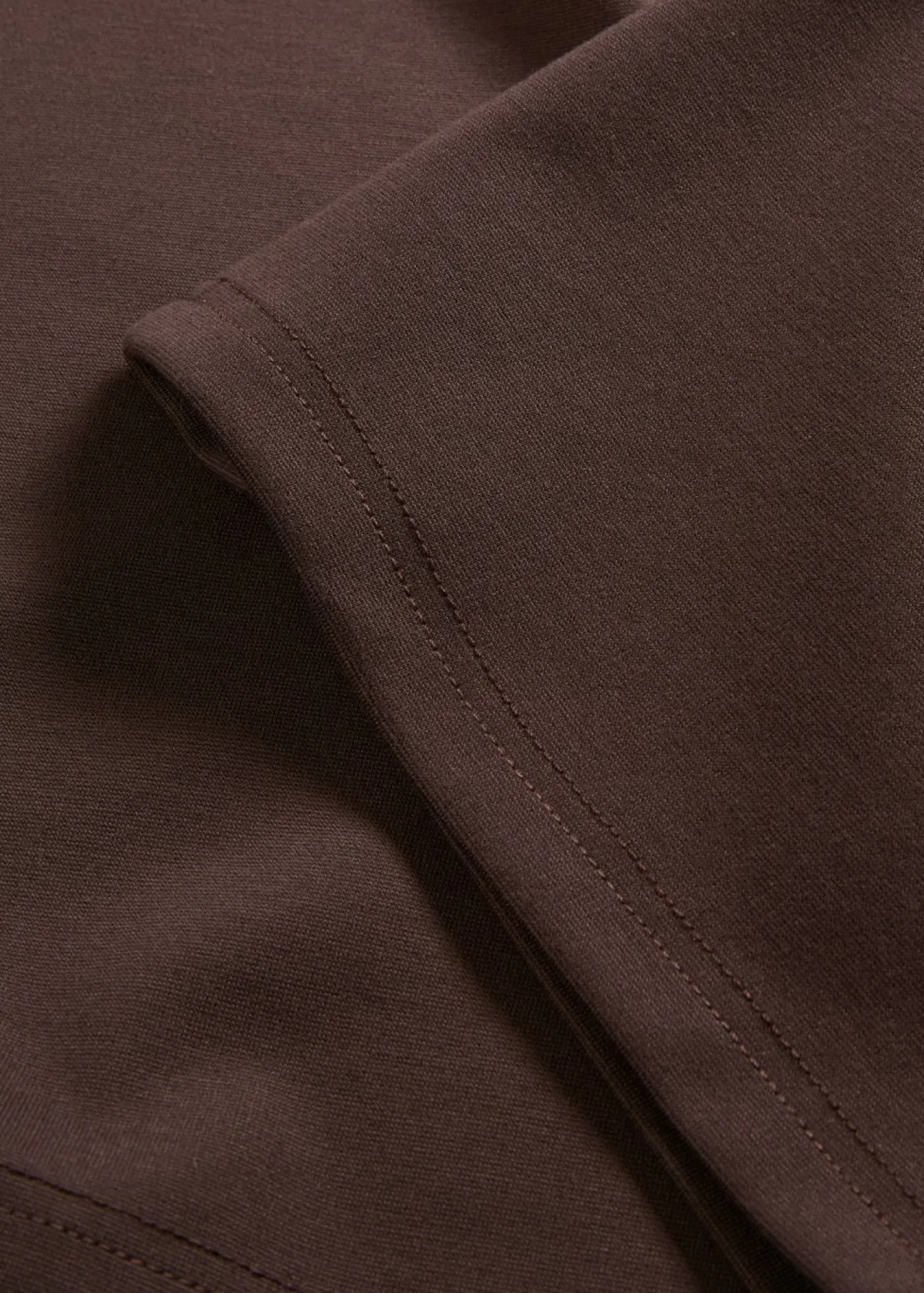 bonprix bonprix Esenciales|Camisetas>Camiseta tipo capa de manga larga Marrón oscuro