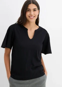 bonprix bonprix Camisetas|Novedades>Camiseta tipo túnica Negro