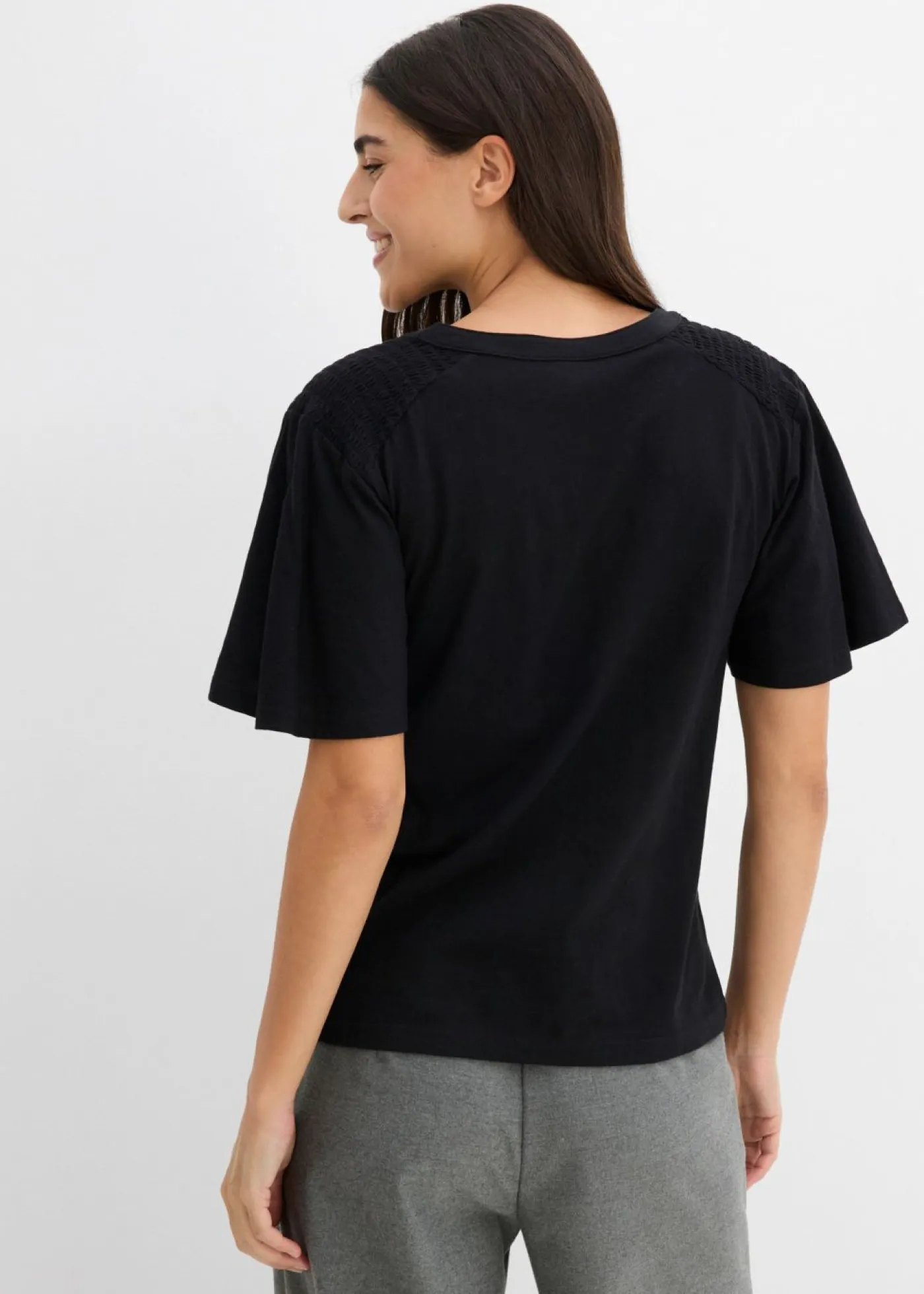 bonprix bonprix Camisetas|Novedades>Camiseta tipo túnica Negro