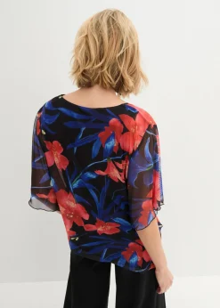 Mujer bonprix bonprix Camiseta tipo túnica de malla