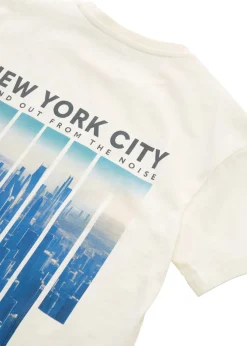 bonprix Tom Tailor Ropa 9 A 16 Años·Camisetas>Camiseta Tom Tailor Blanco lana