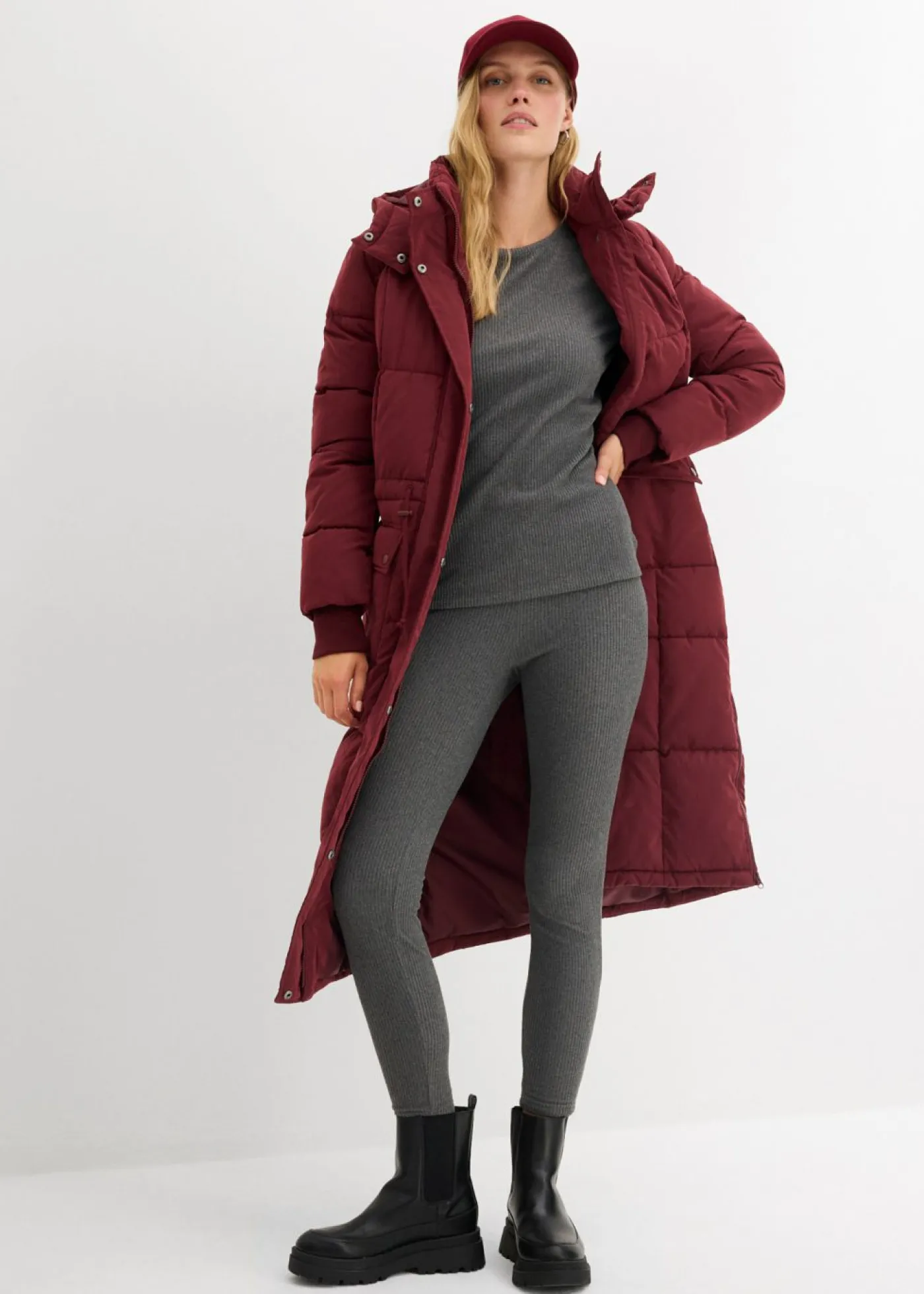 Mujer bonprix bonprix Camiseta térmica de canalé