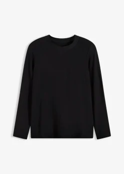 bonprix bonprix Ropa Interior Térmica>Camiseta térmica ligera de manga larga Negro