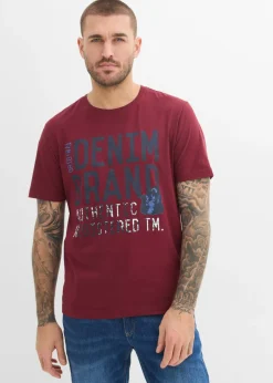 bonprix bonprix Camisetas Y Polos|Novedades>Camiseta (2 unidades) de algodón orgánico puro pizarra+burdeos