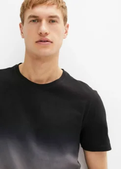 Hombre bonprix bonprix Camiseta y bermudas de chándal (2 piezas) de algodón puro