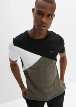 Hombre bonprix bonprix Camiseta y bermudas de chándal (2 piezas)