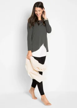 Mujer bonprix bonprix Camiseta y pantalón (2 piezas)