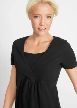 Mujer bonprix bonprix Camisetas premamá y de lactancia 2 en 1 (2 unidades)