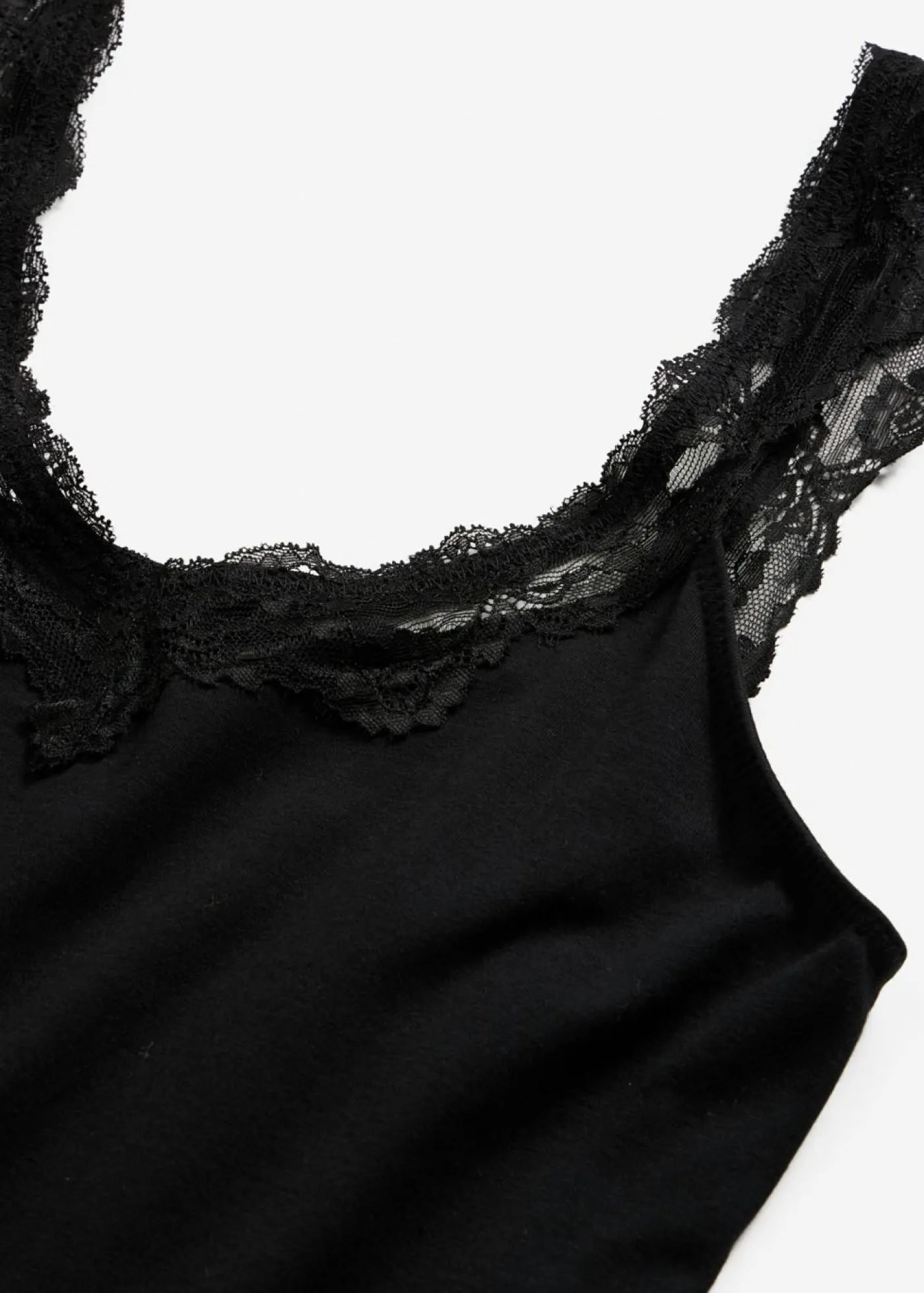 bonprix bonprix Ropa Para Dormir>Camisón con encaje Negro