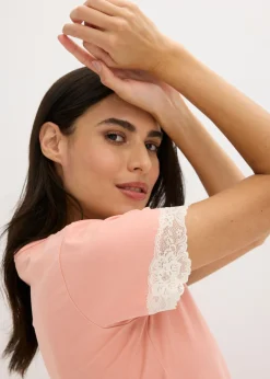 Mujer bonprix bonprix Camisón corto con un encaje delicado