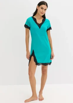 Mujer bonprix bonprix Camisón corto con un encaje delicado