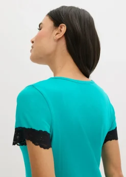 Mujer bonprix bonprix Camisón corto con un encaje delicado