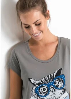 Mujer bonprix bonprix Camisón corto de algodón orgánico puro