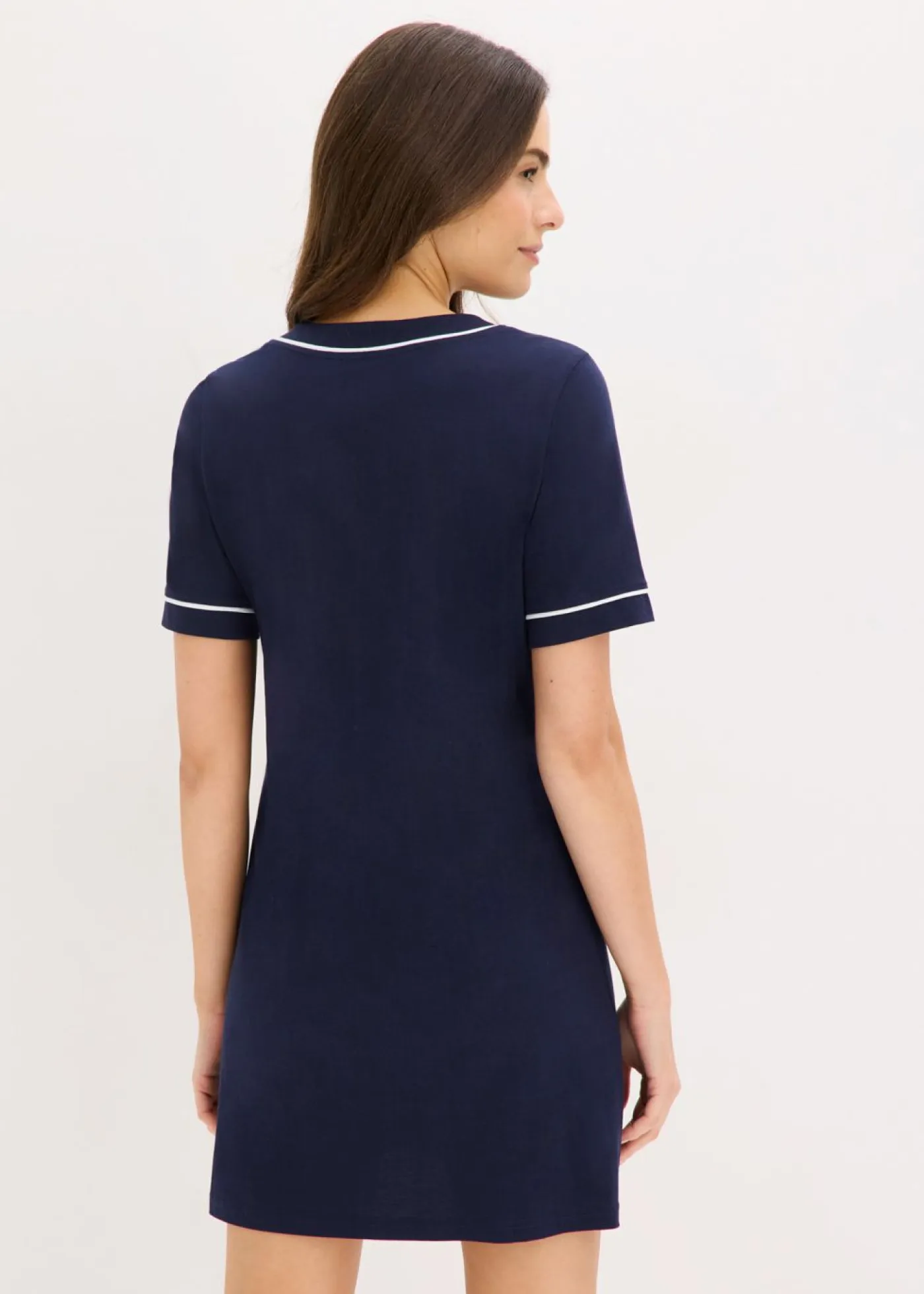 Mujer bonprix bonprix Camisón corto de algodón puro con botones