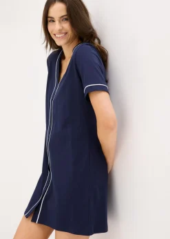 Mujer bonprix bonprix Camisón corto de algodón puro con botones