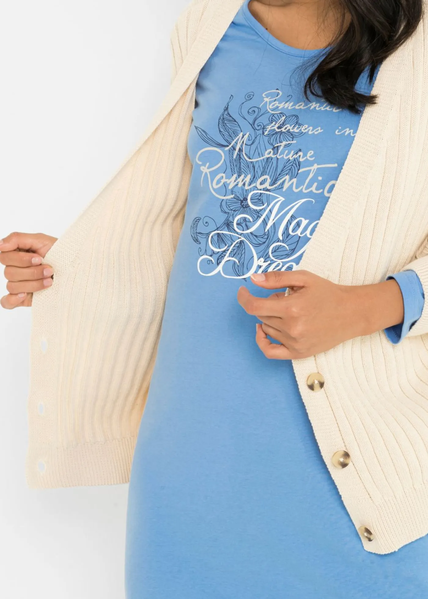 Mujer bonprix bonprix Camisón largo de algodón orgánico puro