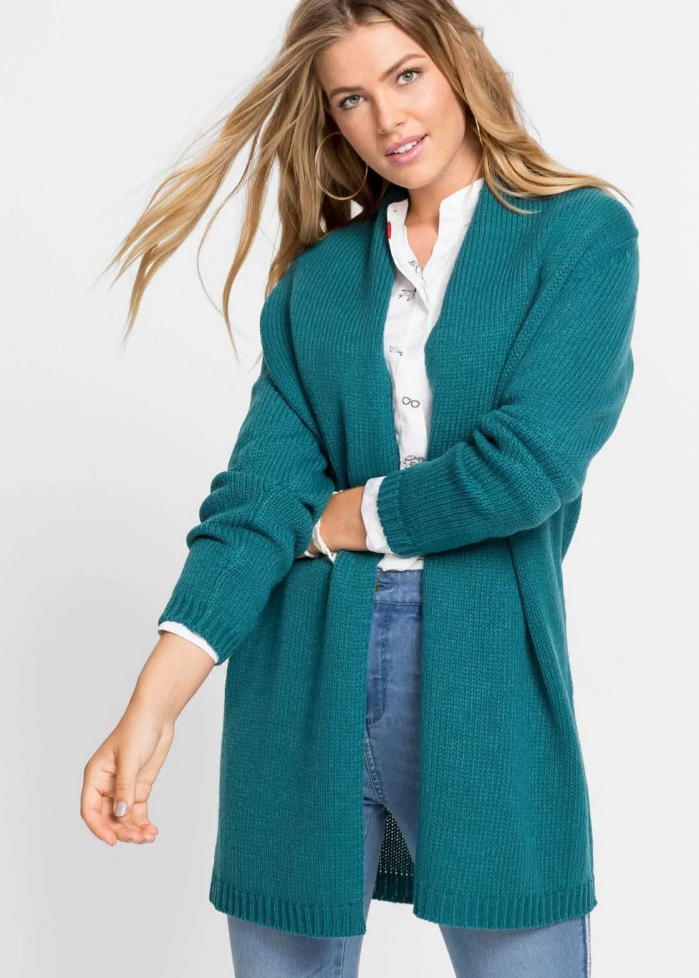 Mujer bonprix bonprix Cardigan holgado extra grande