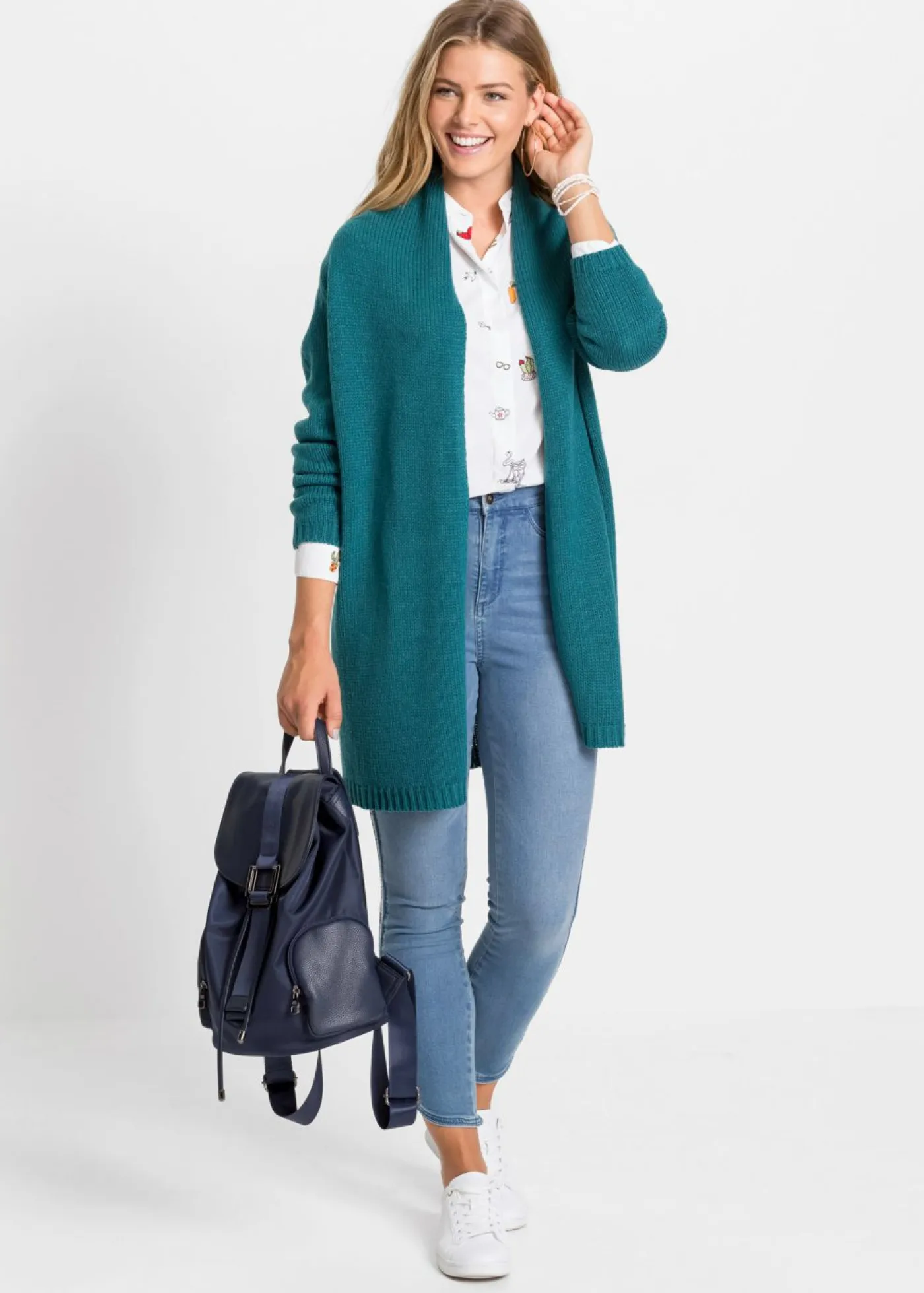 Mujer bonprix bonprix Cardigan holgado extra grande