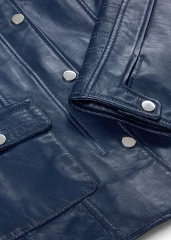 Mujer bonprix bonprix Cazadora de cuero en napa de cordero