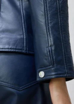 Mujer bonprix bonprix Cazadora de cuero en napa de cordero